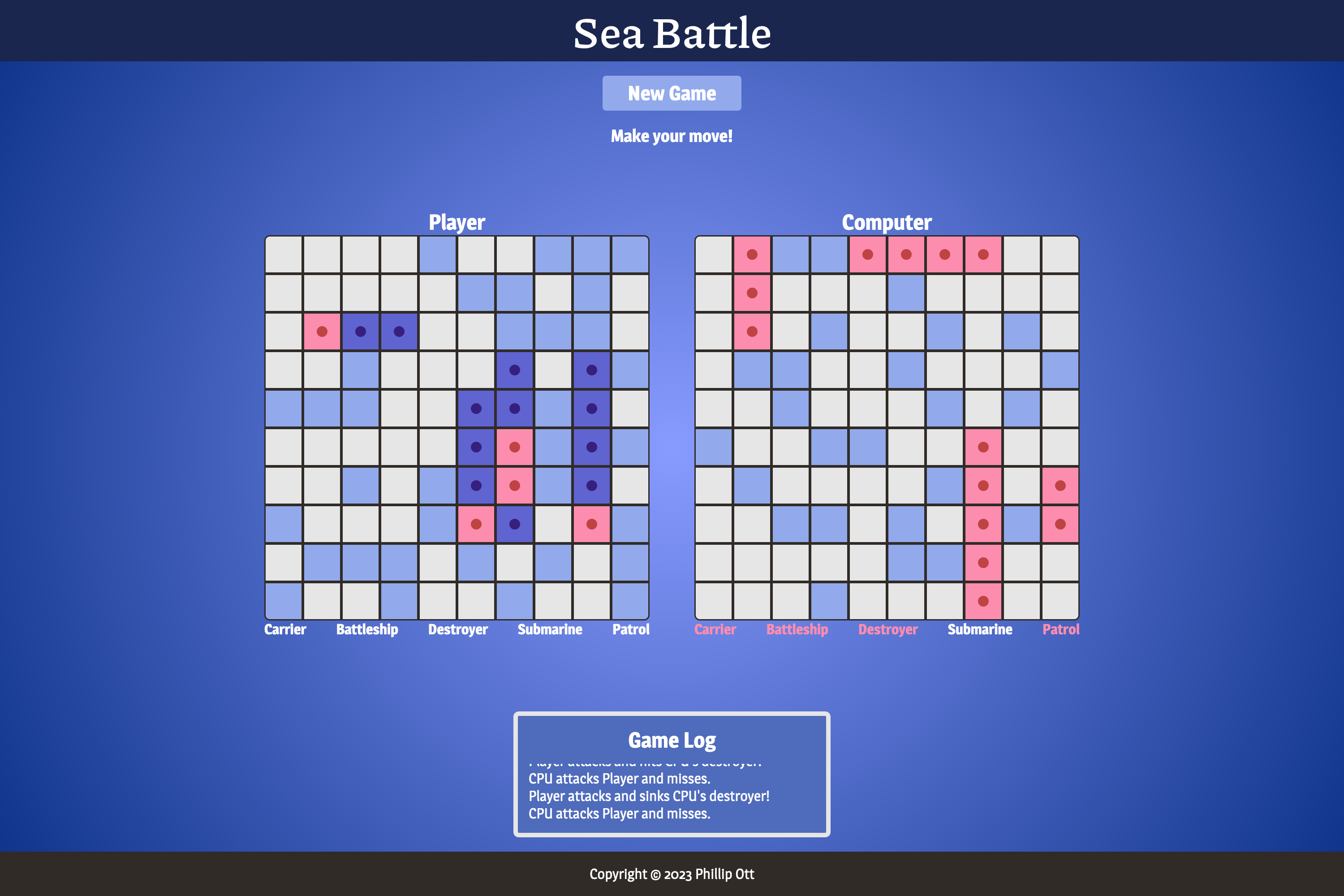 Sea Battle screenshot